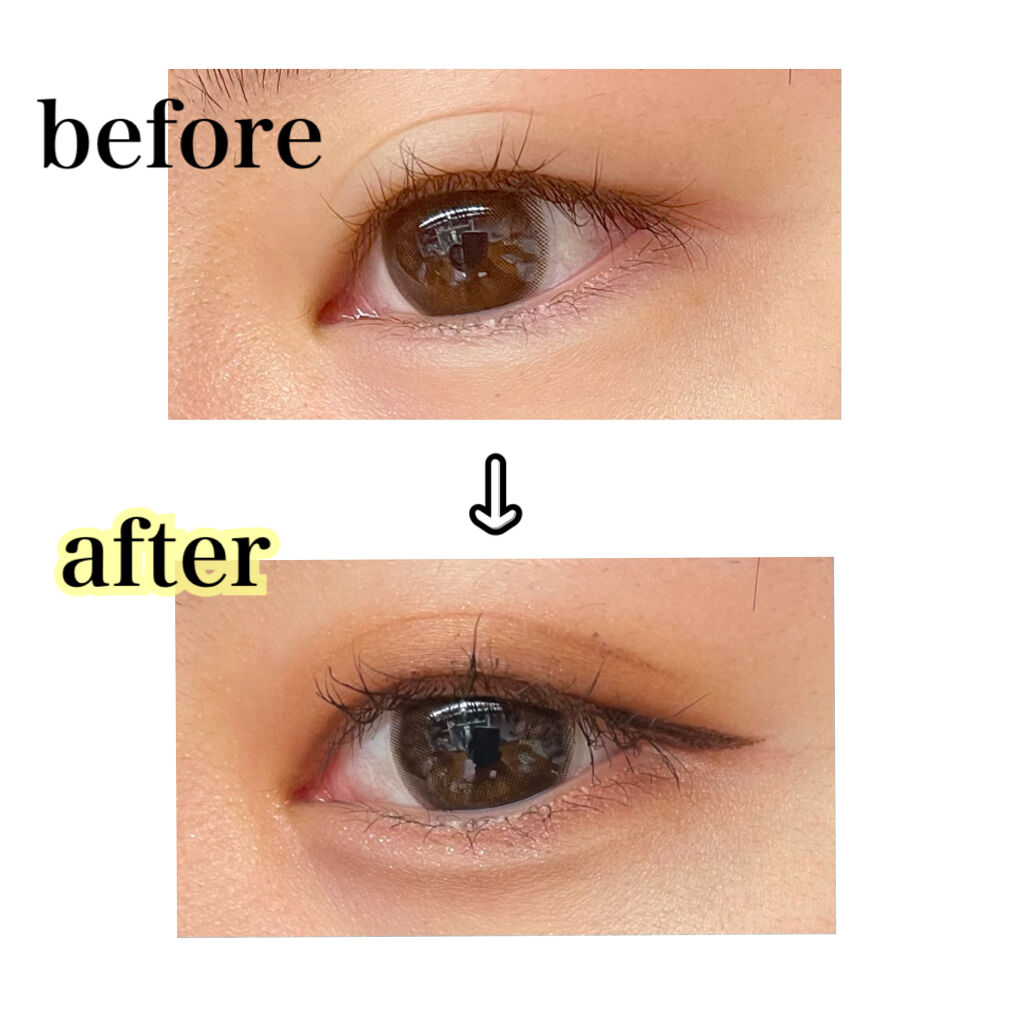 アイステュディオ スリム アイライナー 02 ブラウン/MAYBELLINE NEW YORK/ペンシルアイライナーを使ったクチコミ（2枚目）