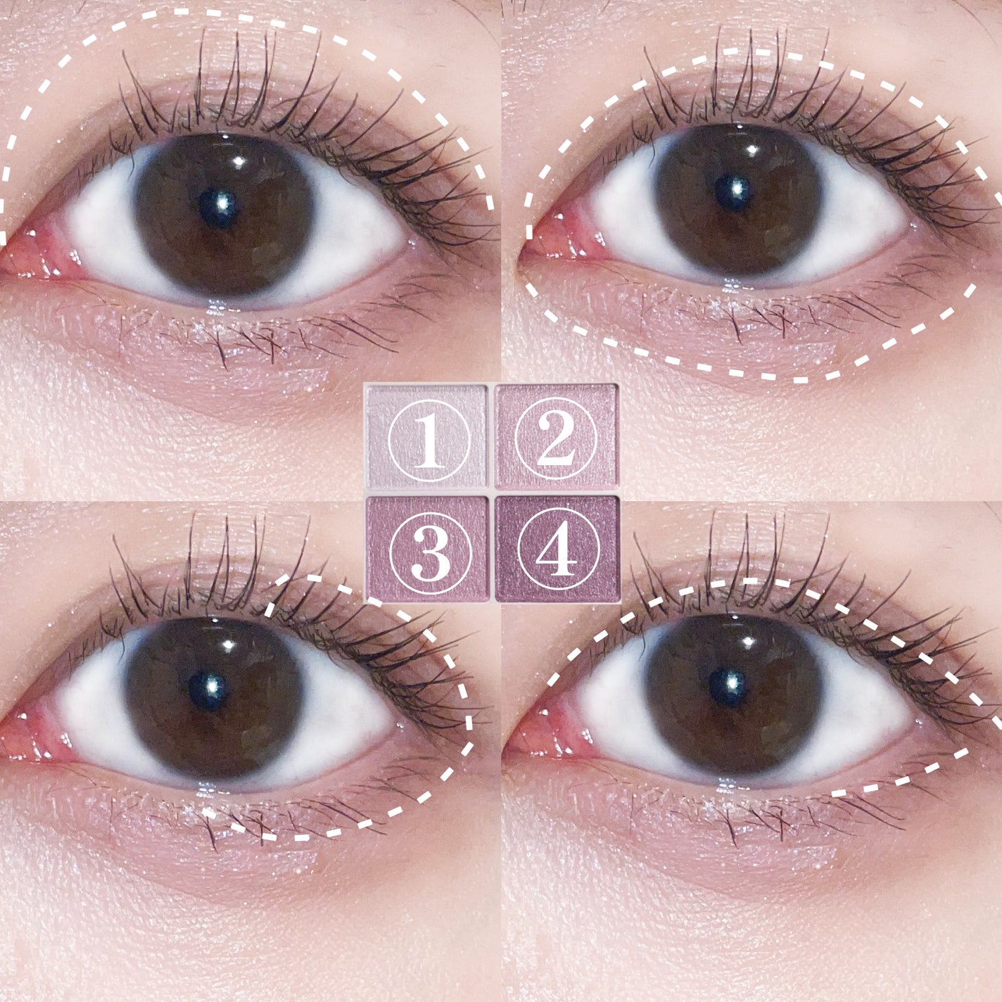 シルキースフレアイズ/キャンメイク/アイシャドウパレットを使ったクチコミ(6枚目)