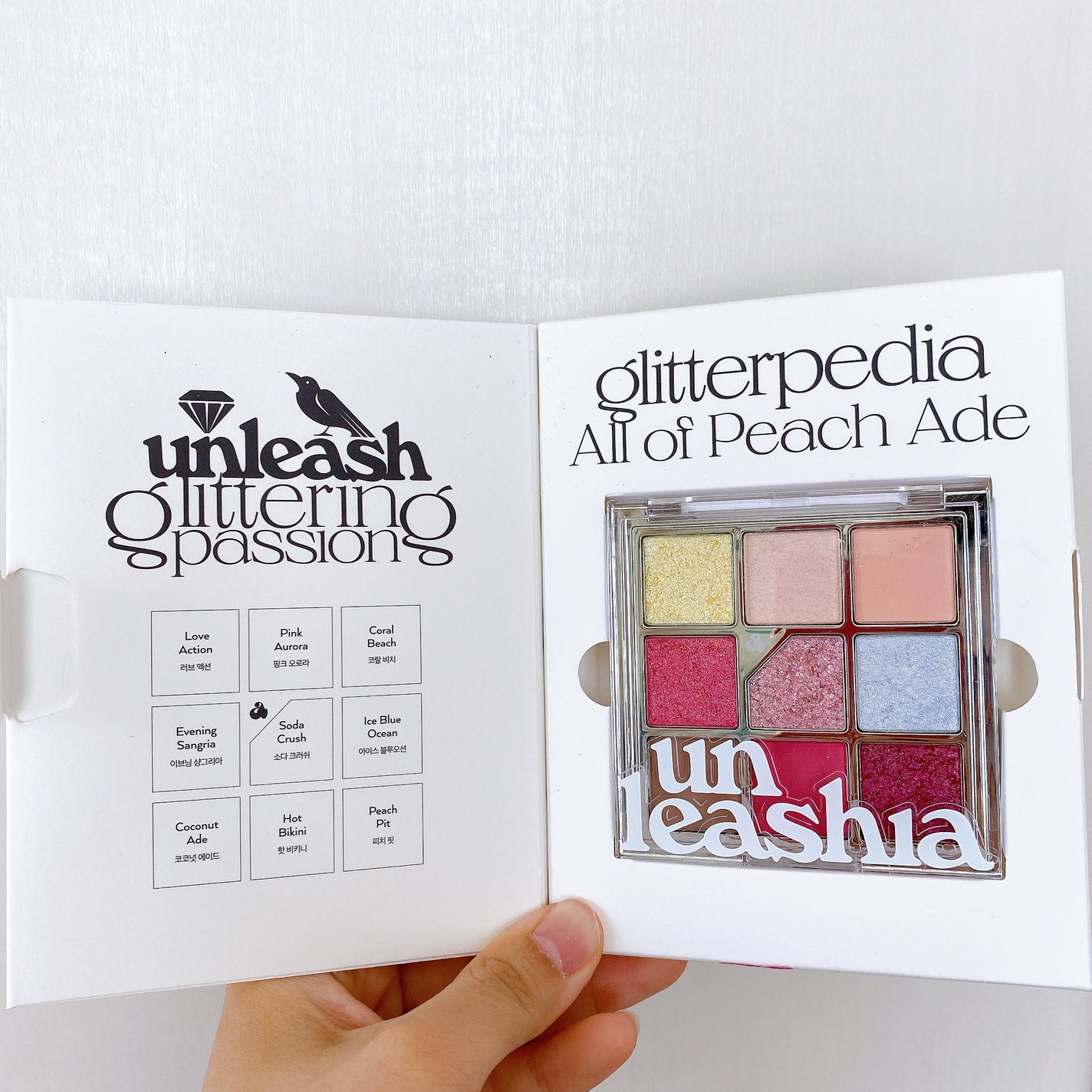 グリッターペディアアイパレット/unleashia/アイシャドウパレットを使ったクチコミ(1枚目)