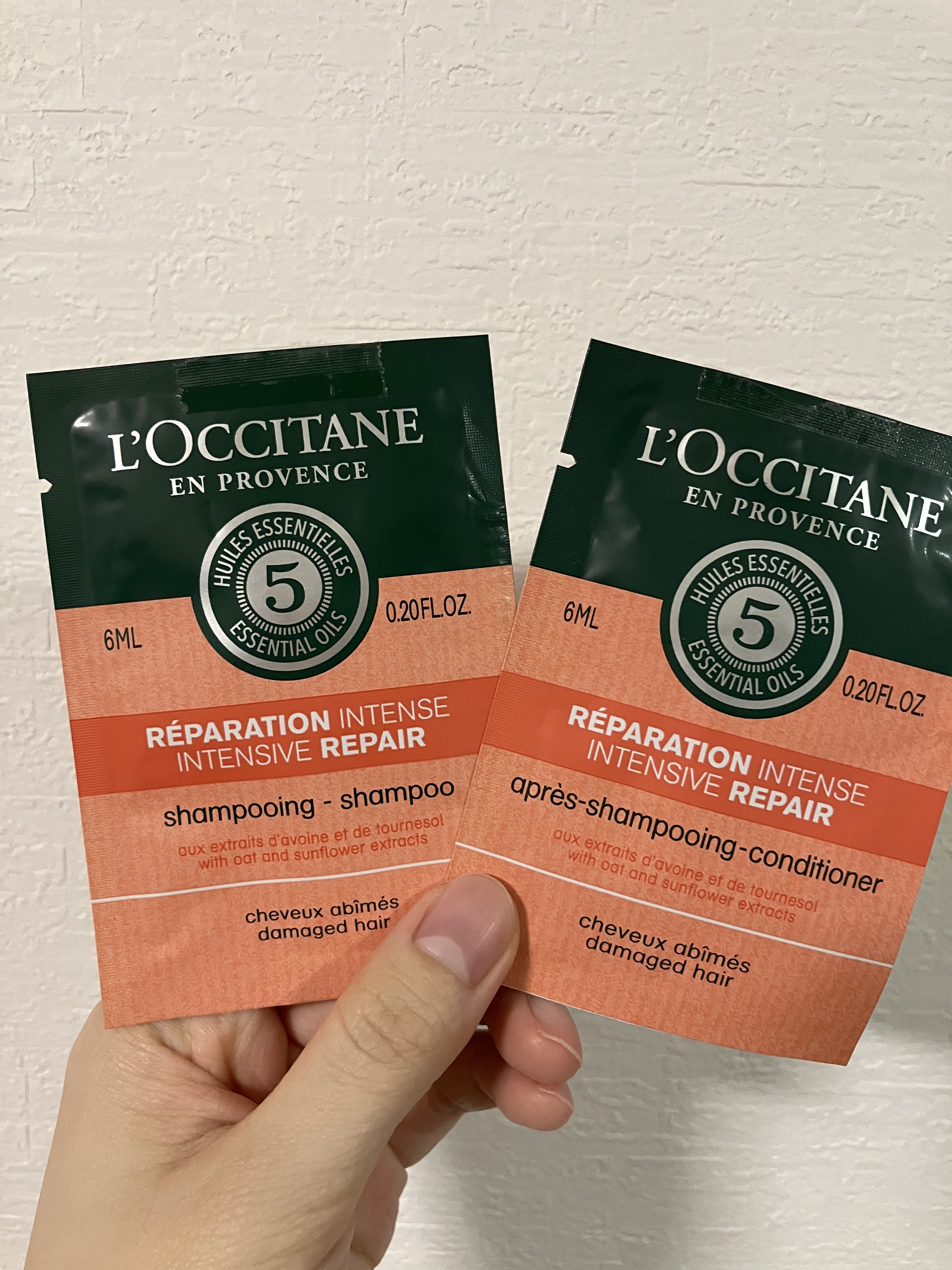 ファイブハーブスリペアリングシャンプー／コンディショナー シャンプー300ml/L'OCCITANE/シャンプー・コンディショナーを使ったクチコミ（1枚目）