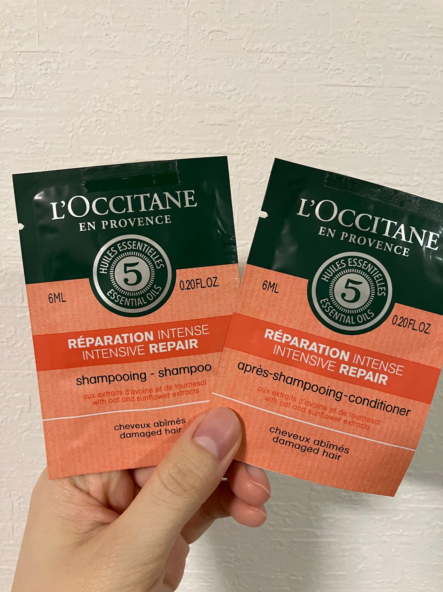 ファイブハーブスリペアリングシャンプー/コンディショナー/L'OCCITANE/シャンプー・コンディショナーを使ったクチコミ(1枚目)