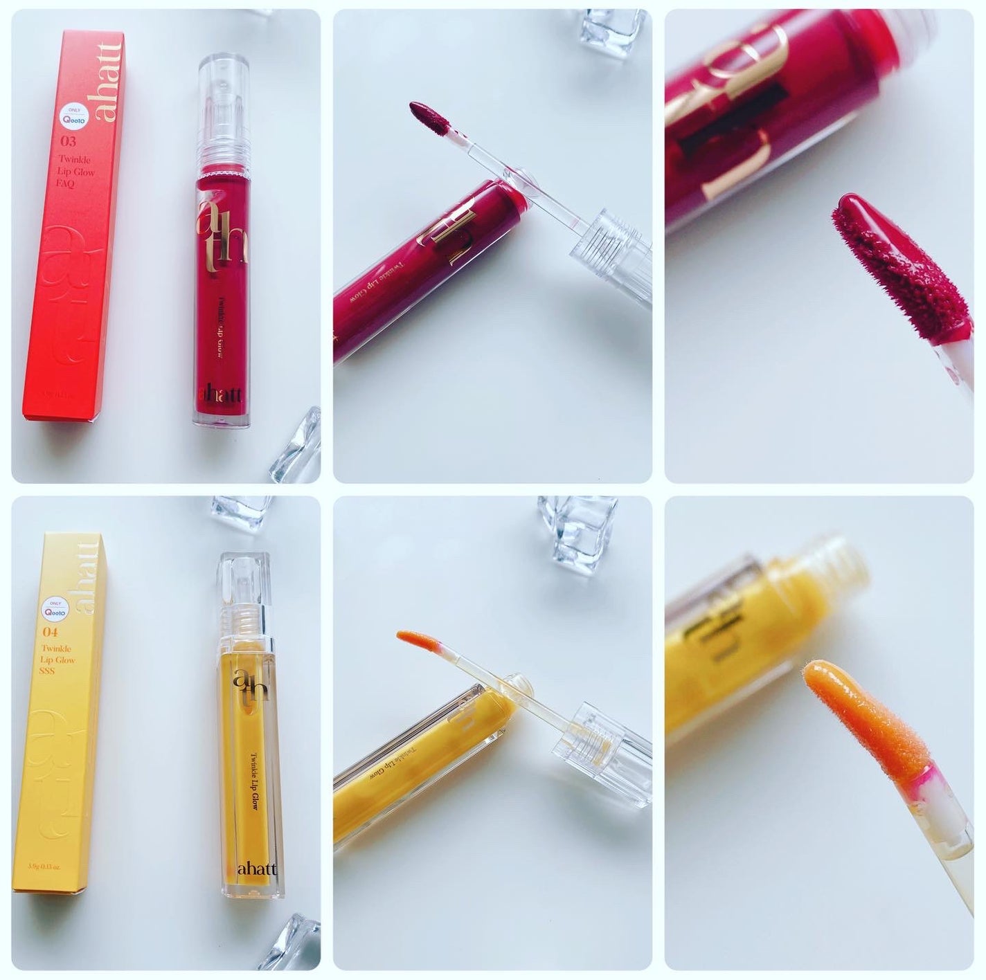 トゥインクルリップグロウ/ahatt/リップグロスを使ったクチコミ(2枚目)