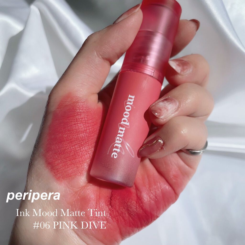 インク ムード マット ティント/PERIPERA/リップティントを使ったクチコミ(4枚目)