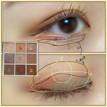 プレイカラーアイズ ≪ミルキーコレクション≫/ETUDE/アイシャドウパレットを使ったクチコミ（3枚目）