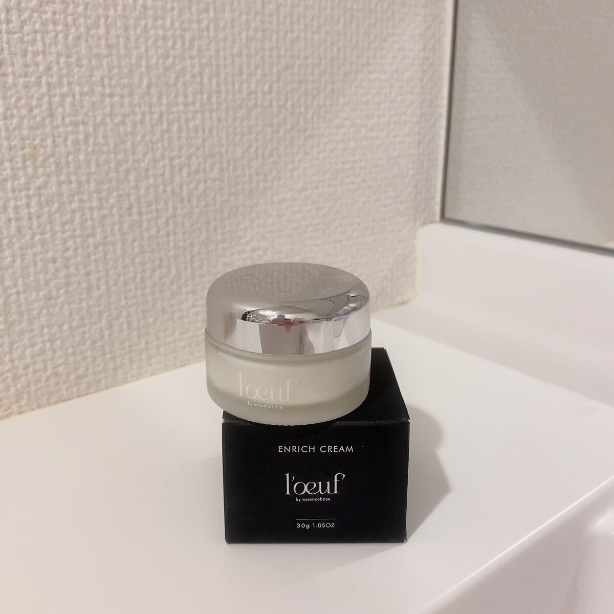 ルフ エンリッチクリーム/l'oeuf by essencebase/フェイスクリームを使ったクチコミ（1枚目）