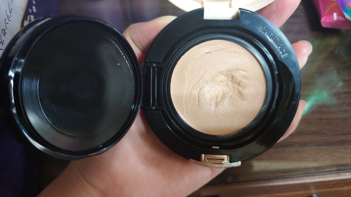 ドラマティッククッションジェリー/マキアージュ/クッションファンデーションを使ったクチコミ(2枚目)