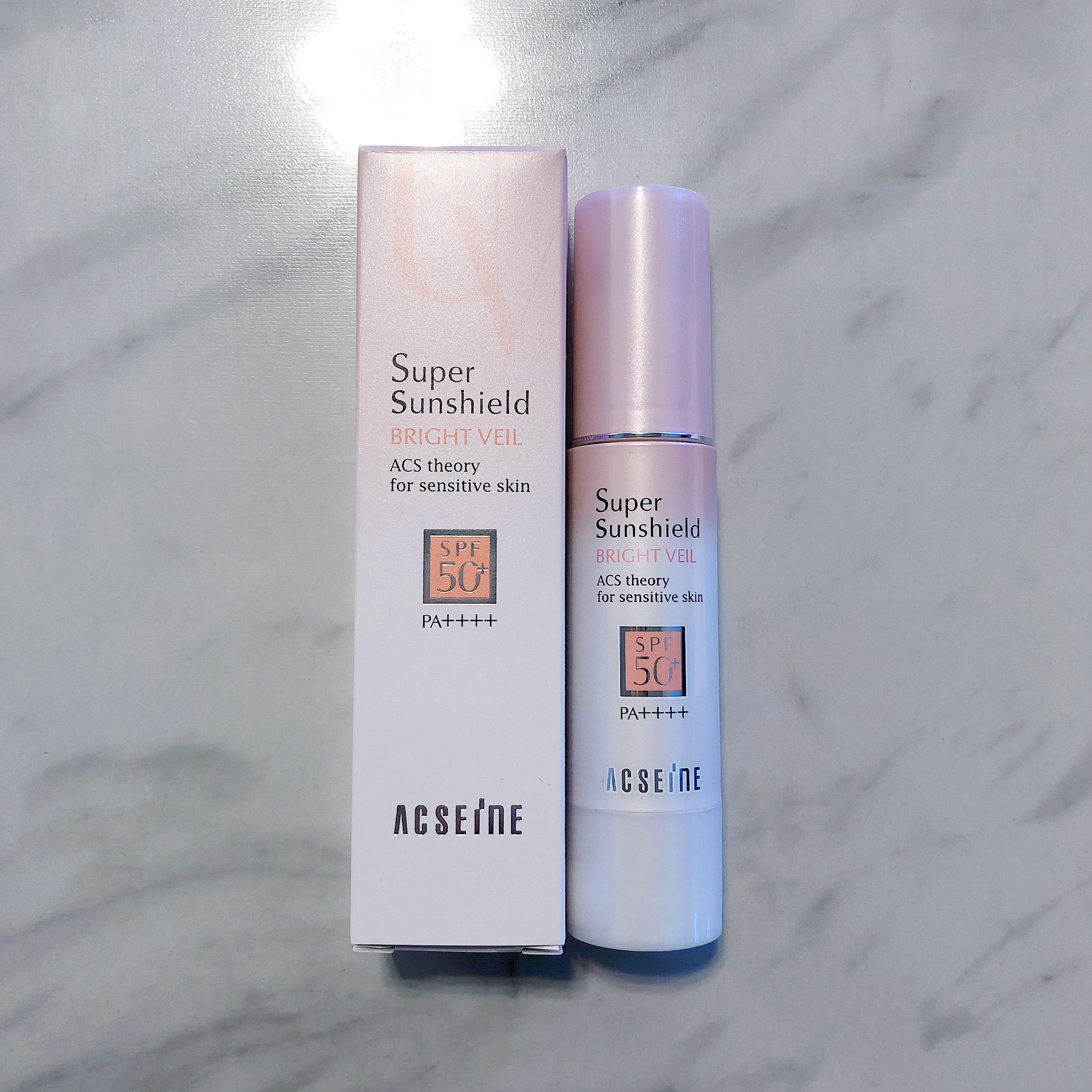 スーパーサンシールド ブライトヴェール/ACSEINE/化粧下地を使ったクチコミ（1枚目）