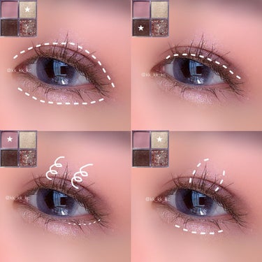 TWINKLE POP Pearl Flex Glitter Eye Palette/CLIO/パウダーアイシャドウを使ったクチコミ（4枚目）