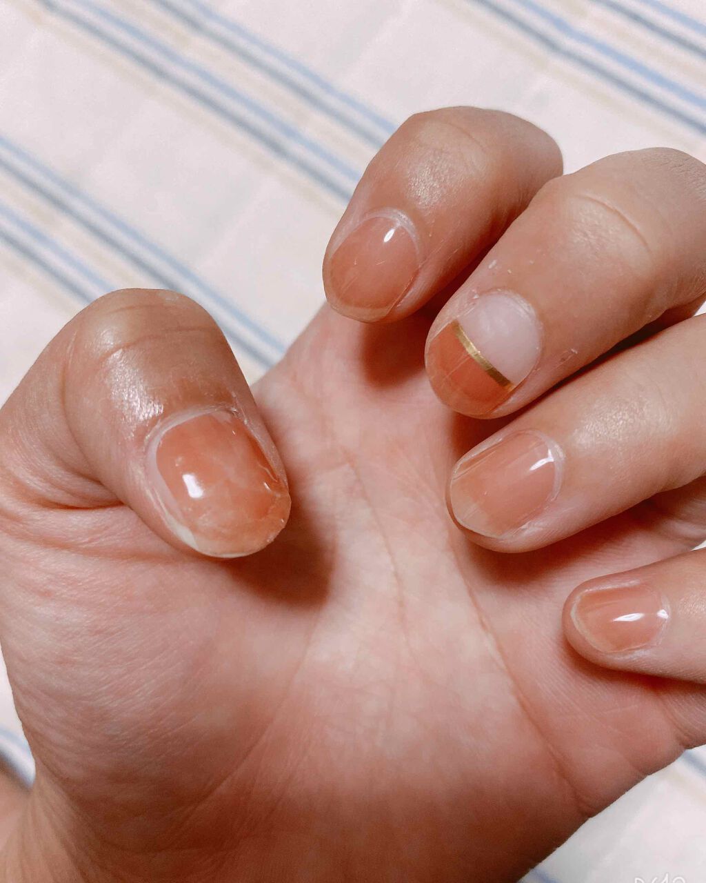 貼るジェルネイル/セリア/ネイルシールを使ったクチコミ(1枚目)