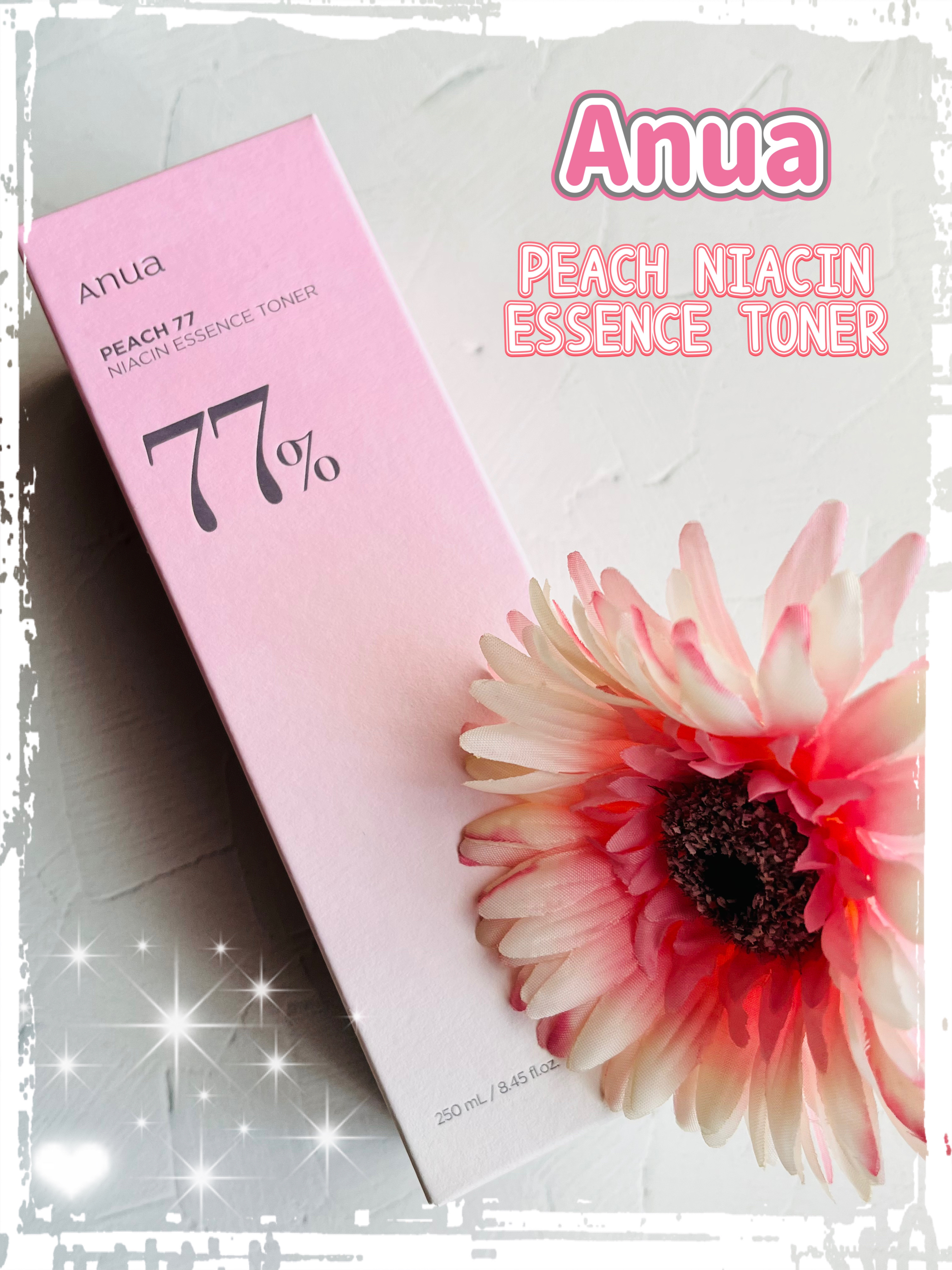 桃77％ナイアシンエッセンストナー 250ml/Anua/化粧水を使ったクチコミ（1枚目）