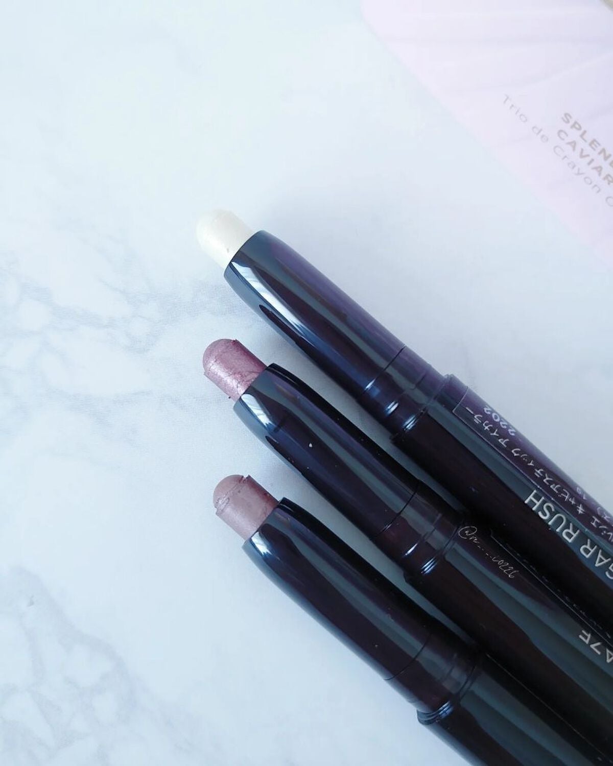 スプレンディド シマーズ キャビアスティック トリオ /ローラ メルシエ/メイクアップキットを使ったクチコミ(2枚目)