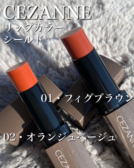 リップカラーシールド/CEZANNE/口紅を使ったクチコミ(2枚目)