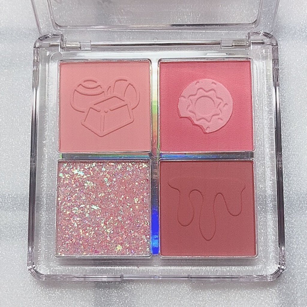 ZEESEAデザートコレクション4カラーアイシャドウパレット/ZEESEA/アイシャドウパレットを使ったクチコミ(2枚目)