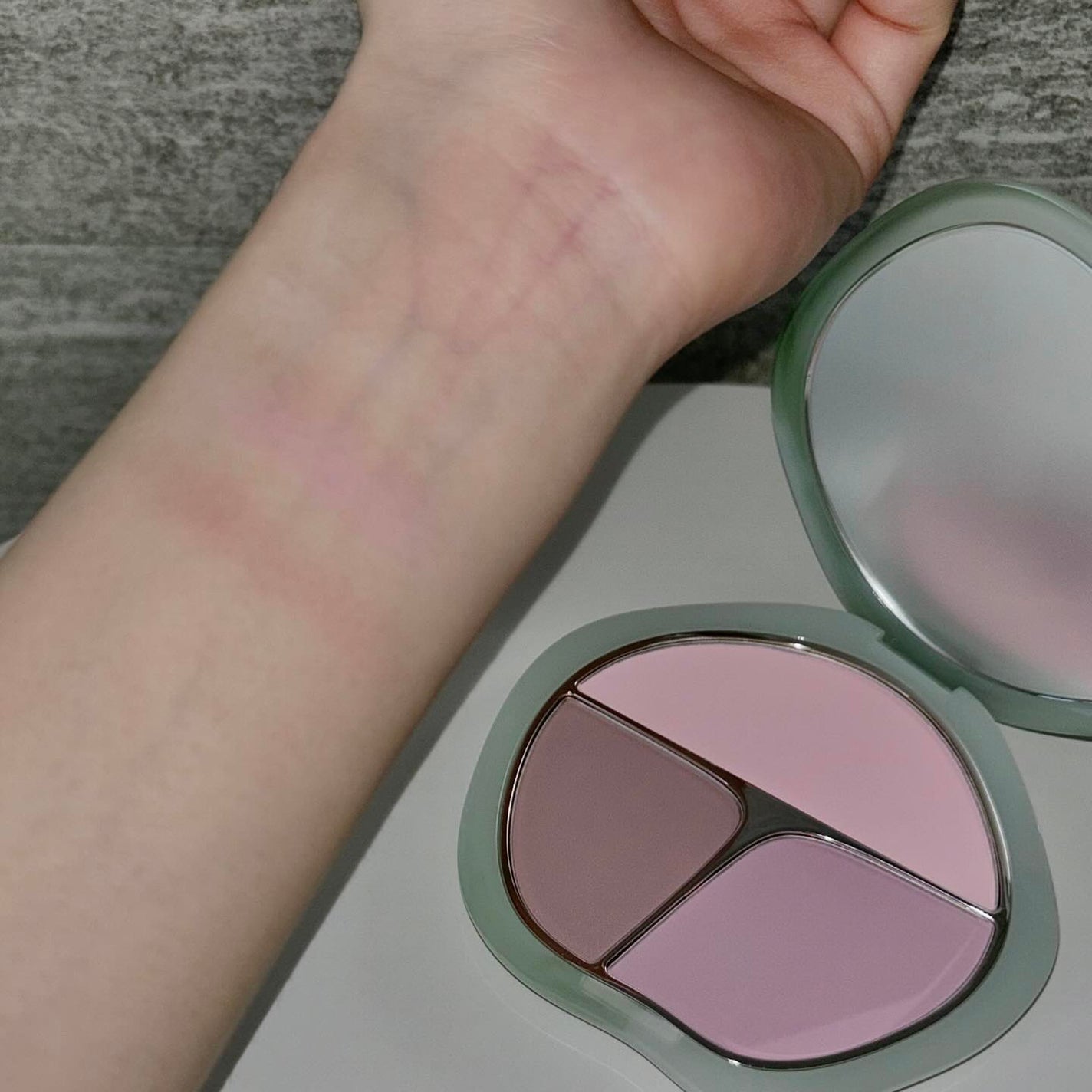 TIMAGE 3色チークパレット/TIMAGE/パウダーチークを使ったクチコミ(5枚目)