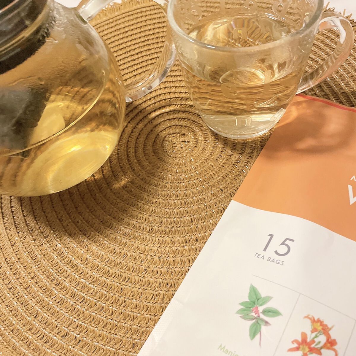 WELL TEAマンジェリコンティーブレンド/THE DAYS PRODUCTS/ドリンクを使ったクチコミ（2枚目）