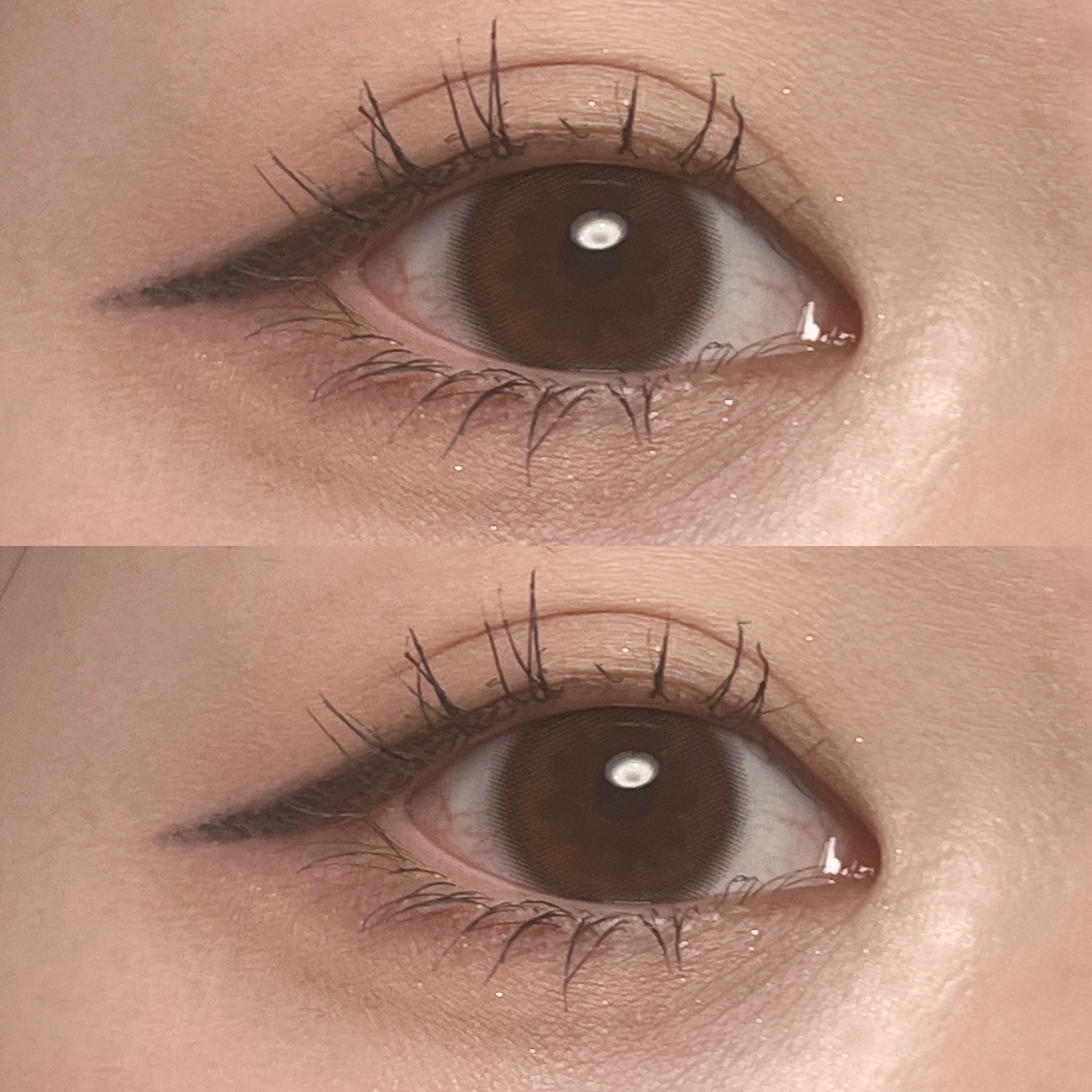 Daisy Rosy Beige/LENSSIS/ワンデー（１DAY）カラコンを使ったクチコミ（2枚目）