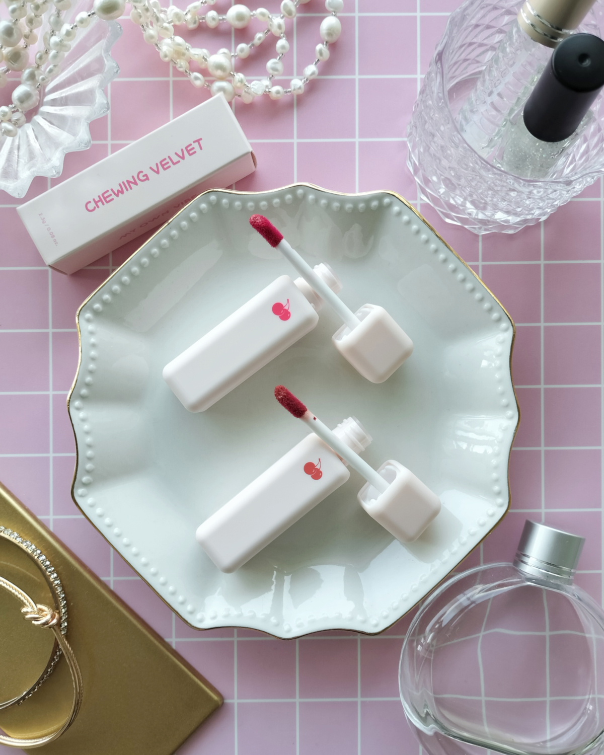 チューインガムベルベットティント/KIRSH(キルシー)/リップティントを使ったクチコミ（1枚目）