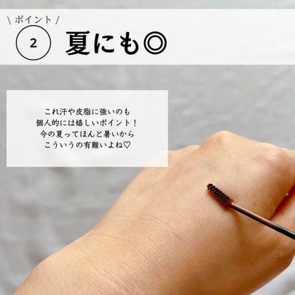 ラブ・ライナー シグネチャーフィットマスカラ MMC2<アイブロウ>/ラブ・ライナー/眉マスカラを使ったクチコミ(4枚目)
