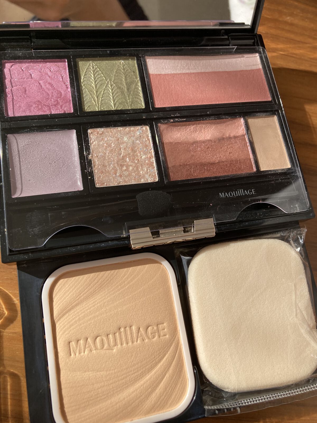 ドラマティックアイカラー (パウダー)/(クリーム)/マキアージュ/アイシャドウパレットを使ったクチコミ（1枚目）