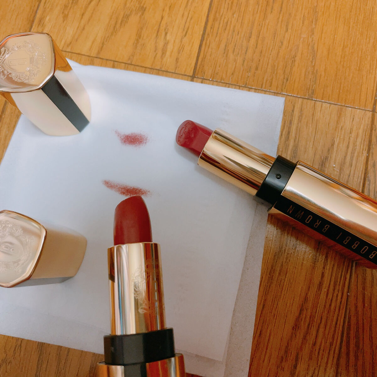 リュクス リップスティック  64 アフタヌーンティー/BOBBI BROWN/口紅を使ったクチコミ（3枚目）