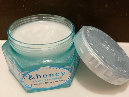 アンドハニー サボン クレンジングバーム ブルークレイ/&honey/クレンジングバームを使ったクチコミ(1枚目)