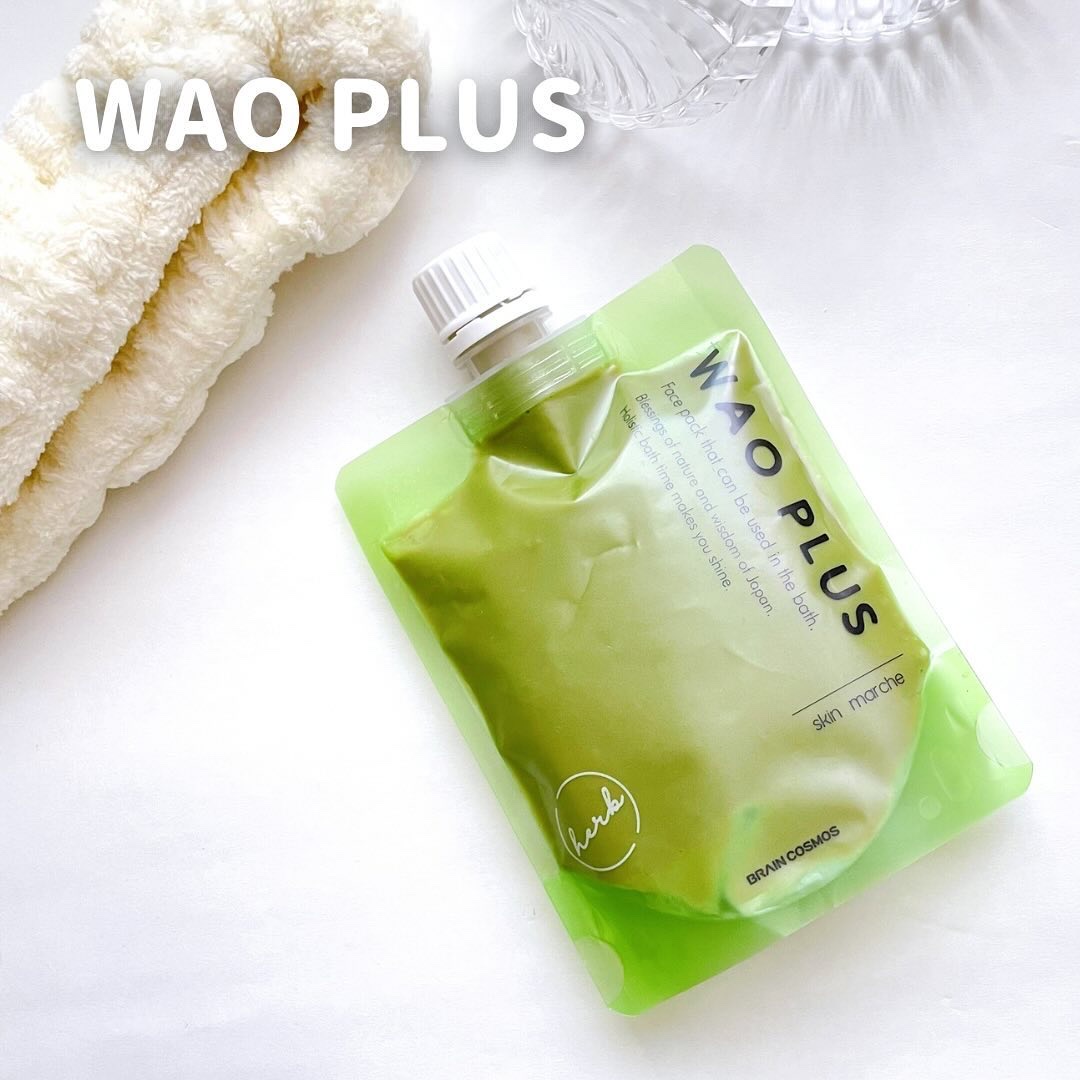 skinmarche WAOPLUS ハートリーフマグワートブースターマスク/ブレーンコスモス/洗い流すパック・マスクを使ったクチコミ（1枚目）