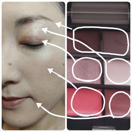 MY MIXED PALETTE 6色カスタムパレット/MN/マルチパレットを使ったクチコミ(9枚目)