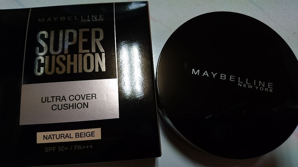 SP クッション ウルトラカバークッション BB/MAYBELLINE NEW YORK/クッションファンデーションを使ったクチコミ（1枚目）
