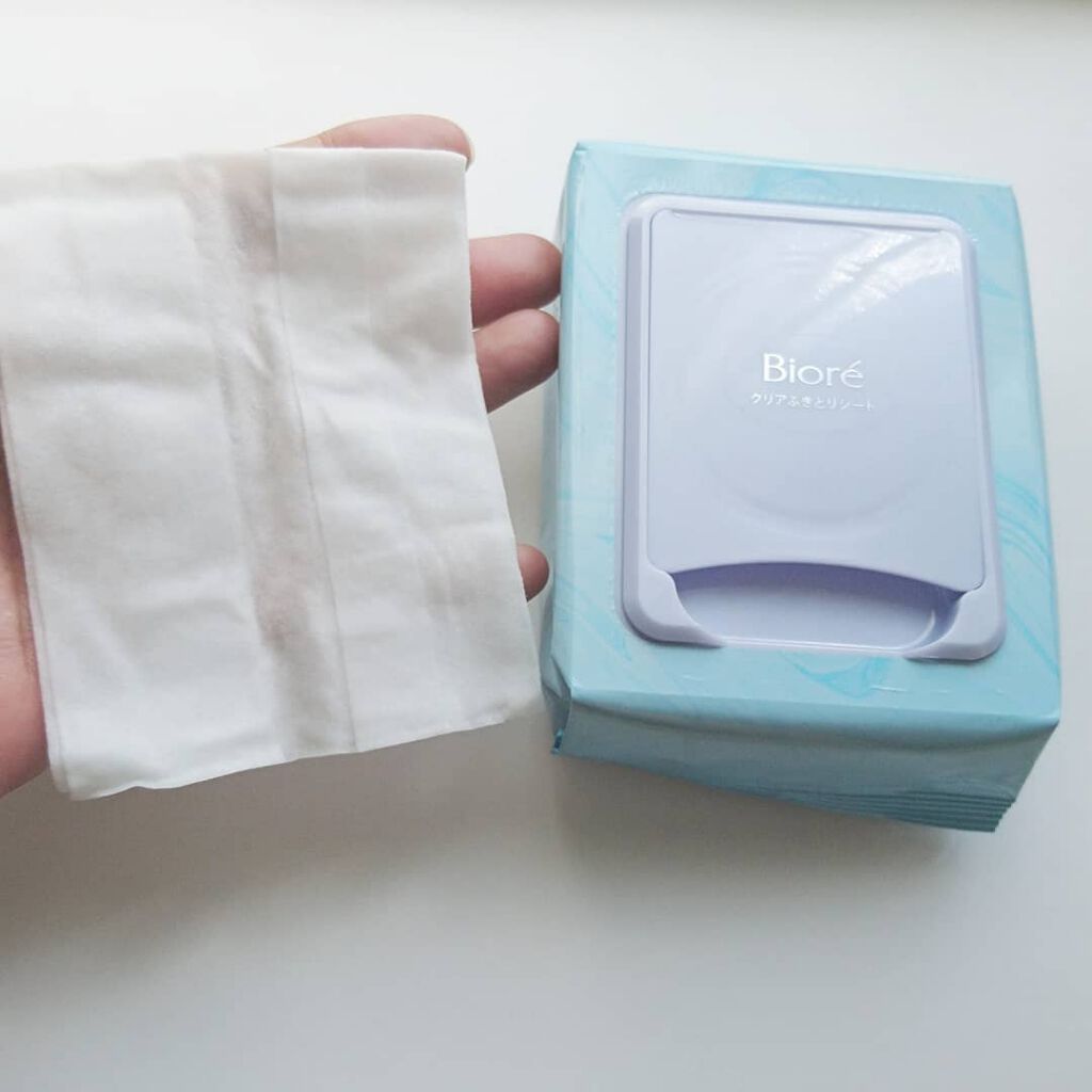 クリアふきとりシート/ビオレ/クレンジングシートを使ったクチコミ(1枚目)