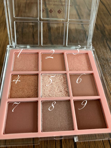 KEYBO FALL IN LOVE SHADOW PALETTE/keybo/アイシャドウパレットを使ったクチコミ(2枚目)