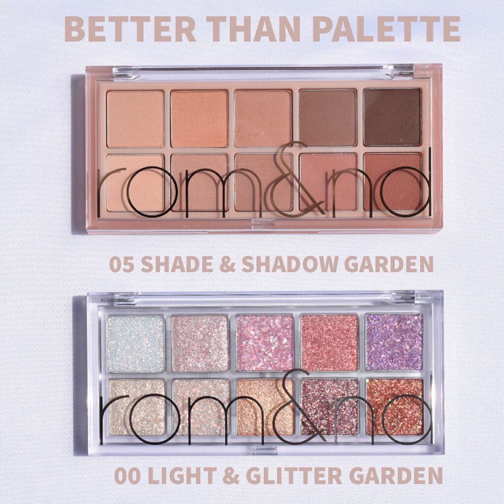 ベターザンパレット/rom&nd/アイシャドウパレットを使ったクチコミ（1枚目）