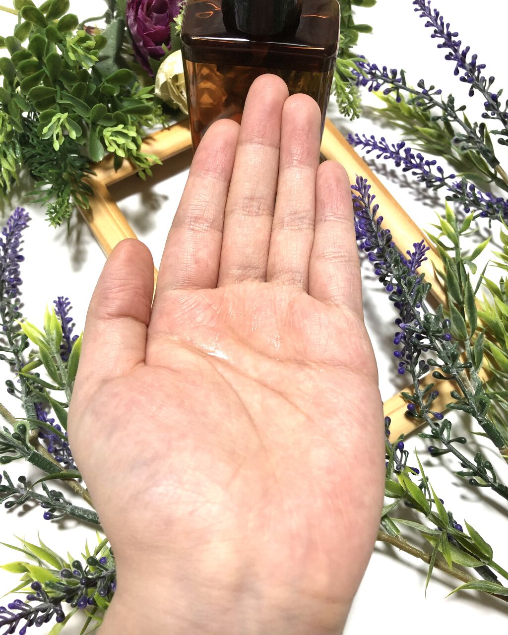 オーガニックヘアオイル フレッシュティーの香り/ハーバルリーフ/ヘアオイルを使ったクチコミ（2枚目）