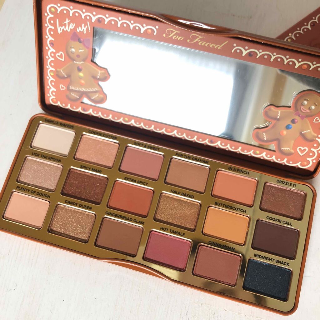 ジンジャーブレッド エクストラ スパイシー アイシャドウ パレット|Too Facedの口コミ「こんにちわ☀️..今期、クリスマスコフレは..」 by たまちむ(普通肌/30代前半) | LIPS ジンジャーブレッド エクストラ スパイシー アイシャドウ パレット|Too Facedの口コミ「こんにちわ☀️..今期、クリスマスコフレは..」 by たまちむ(普通肌/30代前半) | LIPS