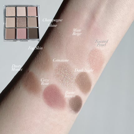 KEYBO FALL IN LOVE SHADOW PALETTE/keybo/アイシャドウパレットを使ったクチコミ(3枚目)