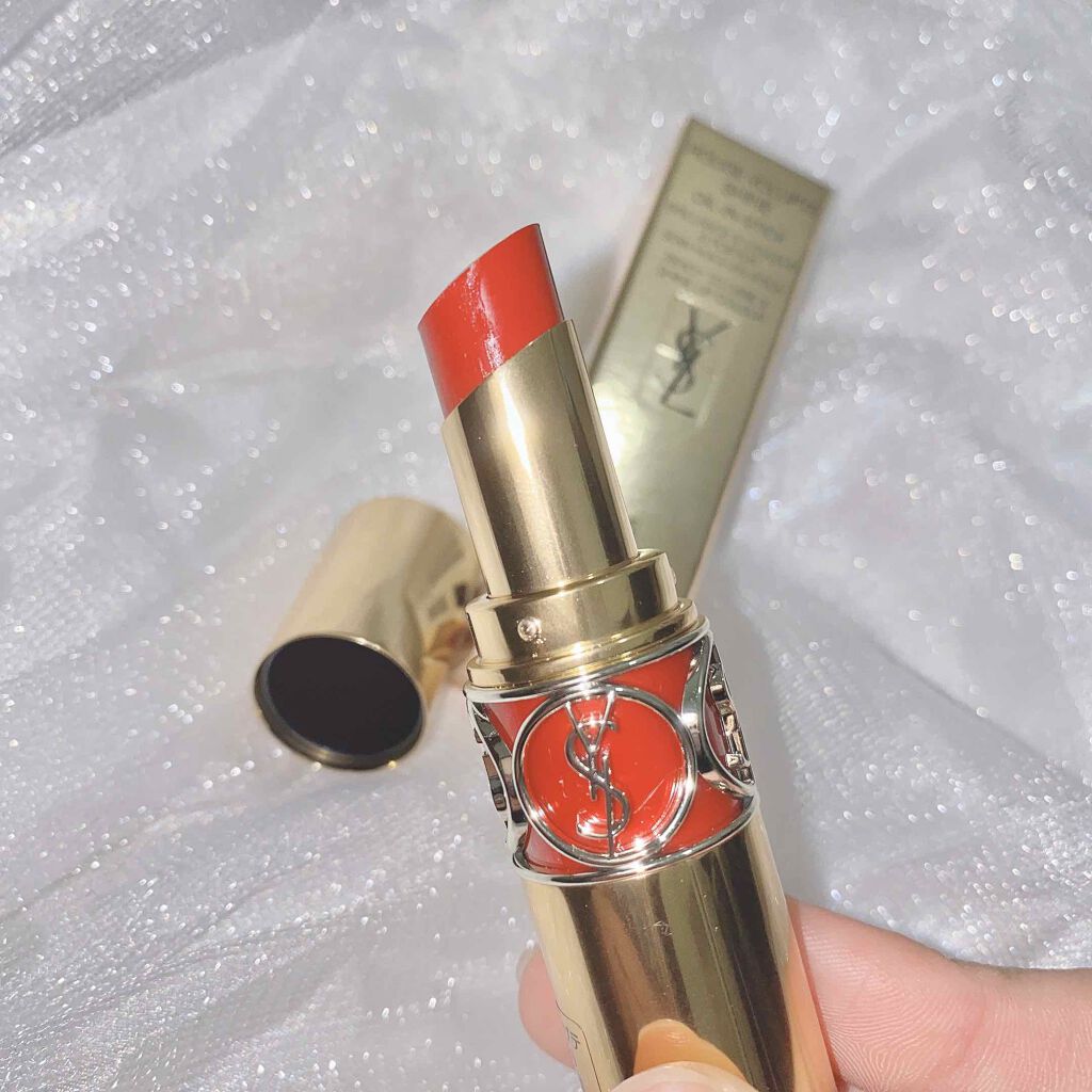 ルージュ ヴォリュプテ シャイン/YVES SAINT LAURENT BEAUTE/口紅を使ったクチコミ(1枚目)