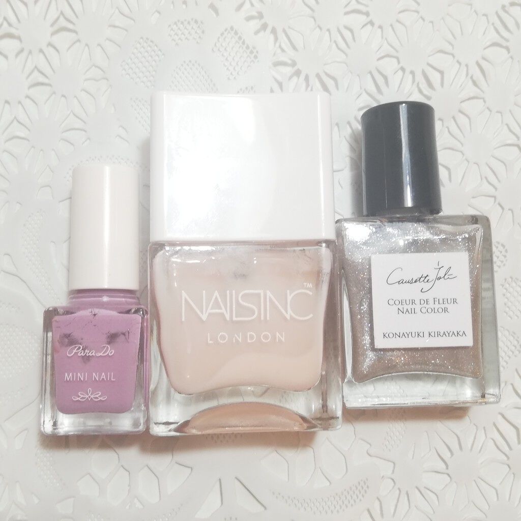 Coeur de Fleur Nail Color KONAYUKI KIRAYAKA 【こなゆききらやか】/Causette.Joli/マニキュアを使ったクチコミ（2枚目）