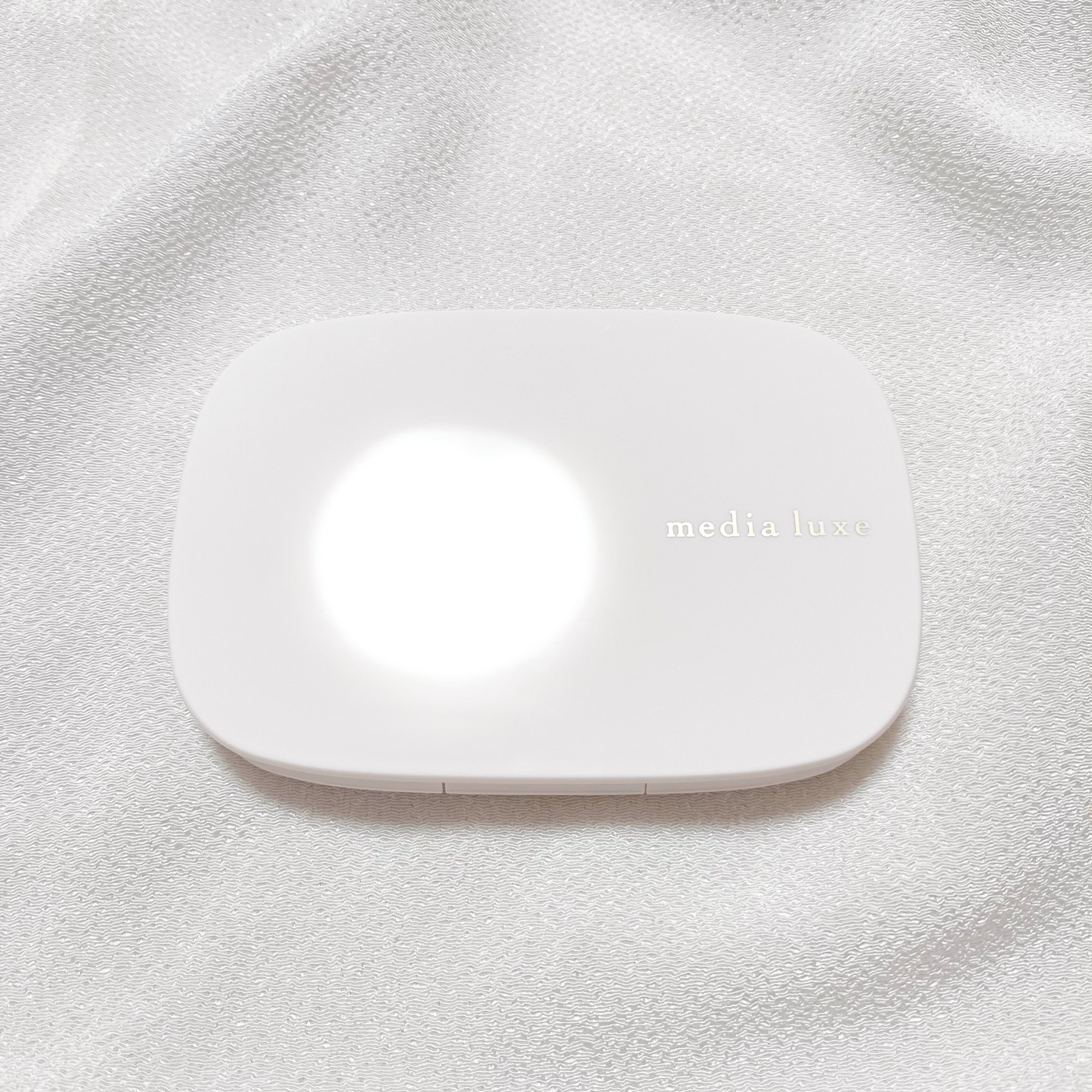 パウダーファンデーション/media luxe/パウダーファンデーションを使ったクチコミ（2枚目）