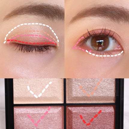 ロイヤルヴィンテージ アイズ 017 セピアピンク/リンメル ロンドン/アイシャドウパレットを使ったクチコミ(3枚目)