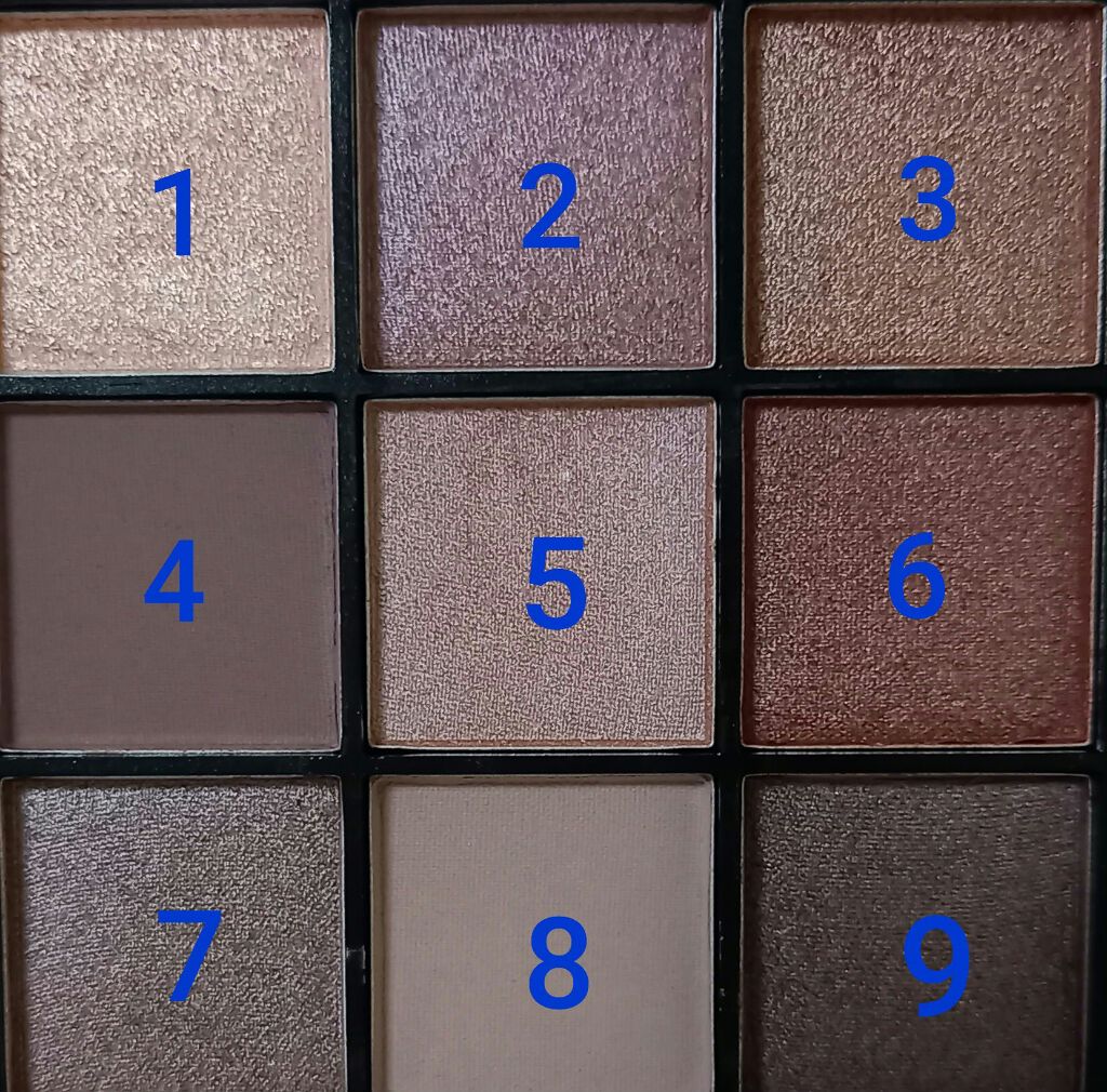 UR GLAM BLOOMING EYE COLOR PALETTE/U R GLAM/アイシャドウパレットを使ったクチコミ(2枚目)