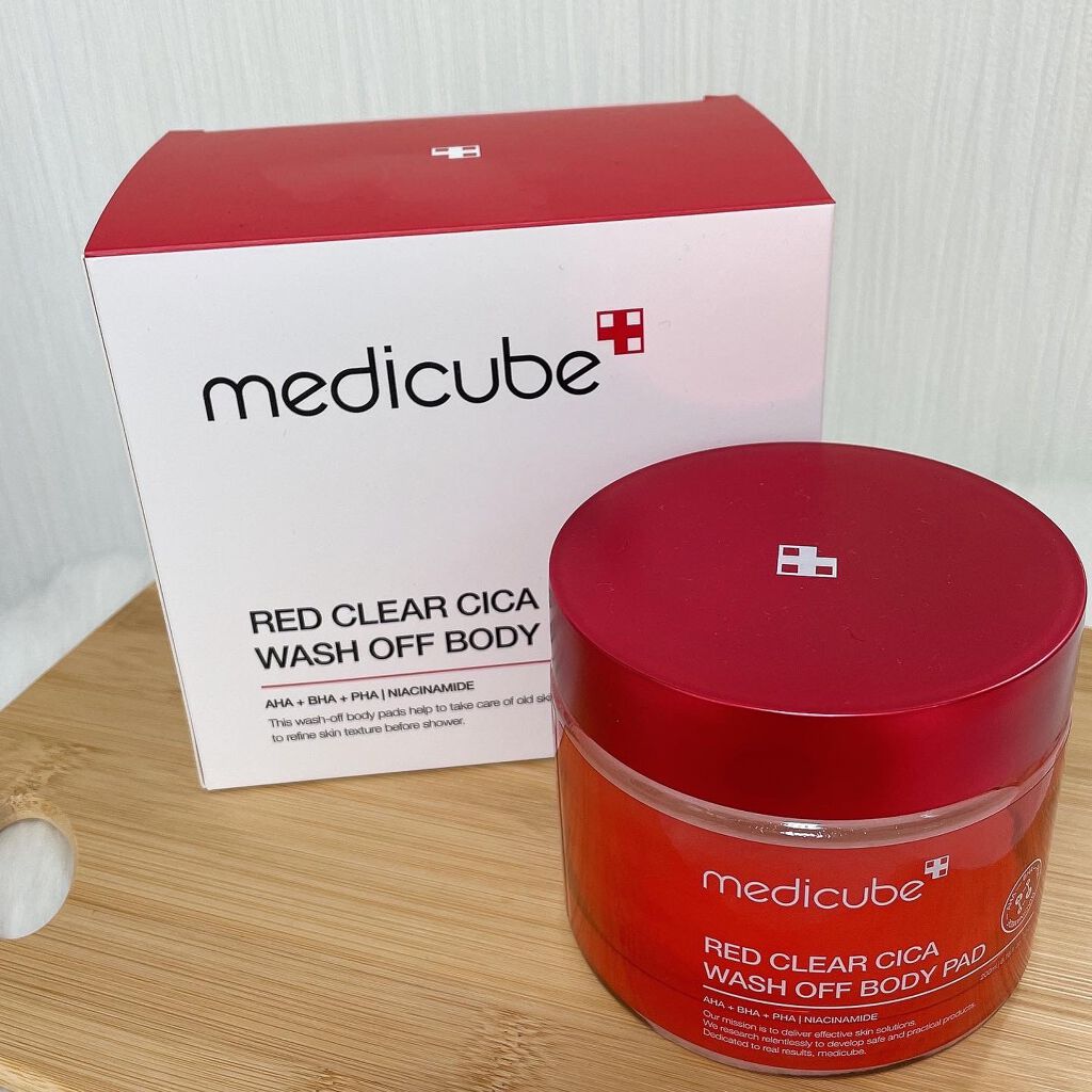 レッドシカ洗い流すボディパッド/MEDICUBE/ボディシートを使ったクチコミ（2枚目）