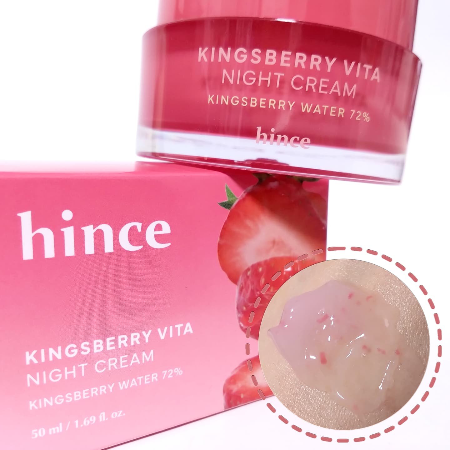 キングスベリービタナイトクリーム/hince/フェイスクリームを使ったクチコミ（1枚目）