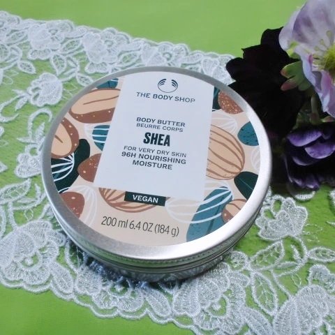 ボディバター シア 200ml/THE BODY SHOP/ボディクリームを使ったクチコミ（1枚目）