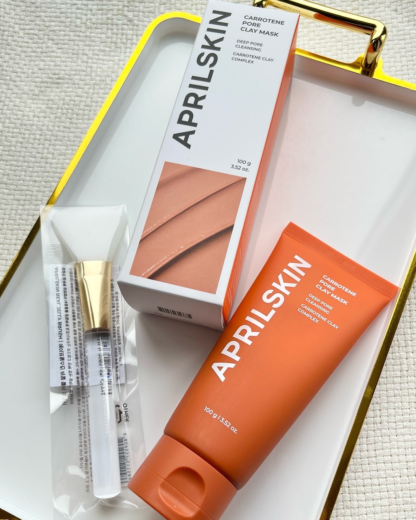 カロテン毛穴レスクレイパック/APRILSKIN/洗い流すパック・マスクを使ったクチコミ(5枚目)