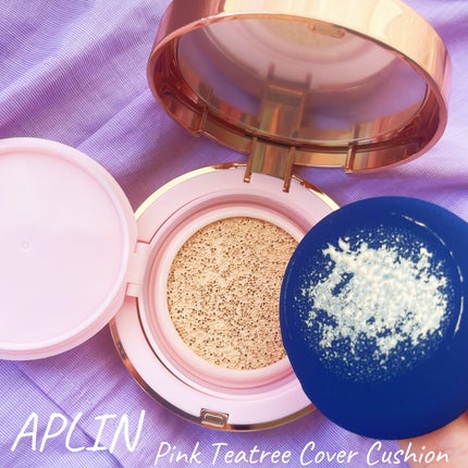 ピンクティーツリーカバークッション/APLIN/クッションファンデーションを使ったクチコミ(4枚目)