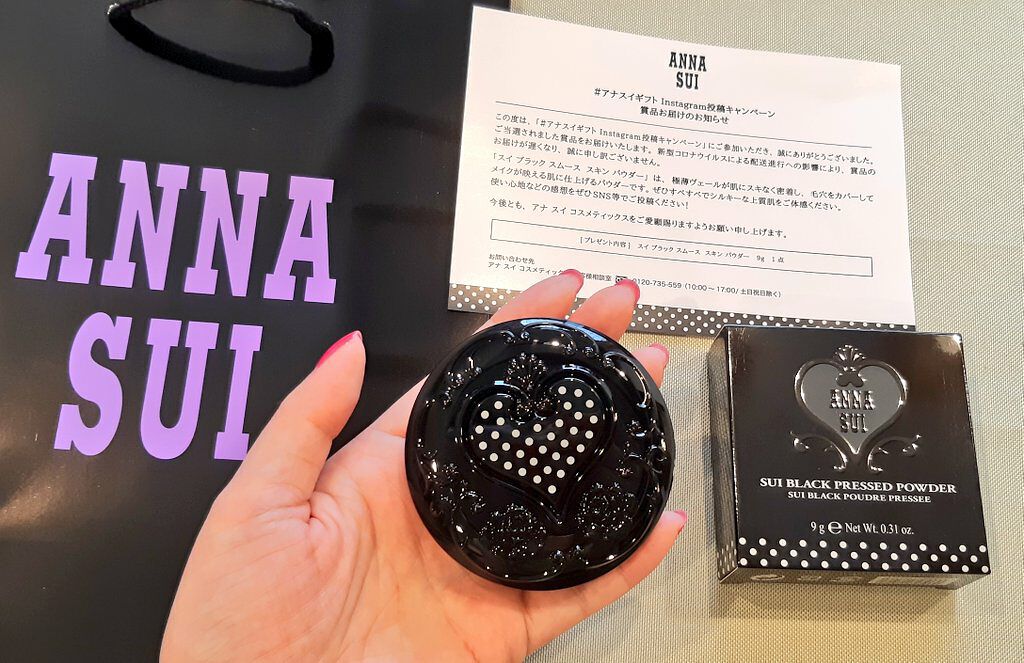 スイ ブラック スムース スキン パウダー/ANNA SUI/プレストパウダーを使ったクチコミ(1枚目)