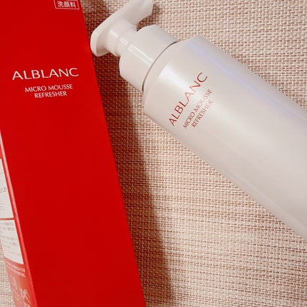 マイクロムース リフレッシャー/ALBLANC/泡洗顔を使ったクチコミ(3枚目)