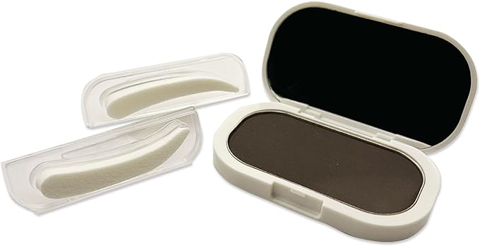 眉のスタンプ ストレート型グレー