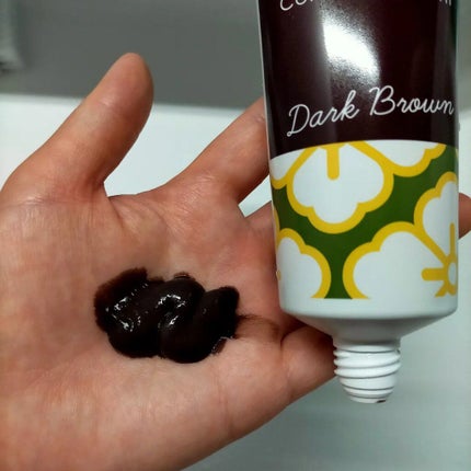 クロヴィア カラートリートメント ダークブラウン/ルルシア/洗い流すヘアトリートメントを使ったクチコミ(3枚目)