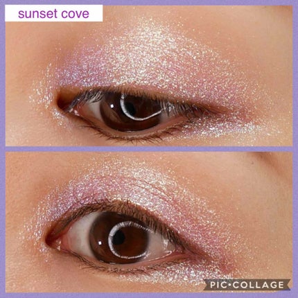 グリッター&グロウ リキッドアイシャドウ/stila/グリッターを使ったクチコミ(1枚目)