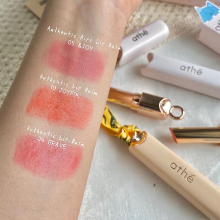 オーセンティック リップ バーム/athé/口紅を使ったクチコミ(7枚目)